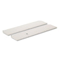 Safco Kwik-File Mailflow-To-Go Shelf for 60" Wide Table, 56w x 25.5d, Pebble Gray