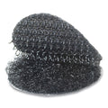 VELCRO Sticky-Back Fasteners, Removable Adhesive, 0.63" dia, Black, 75/Pack