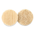 VELCRO Sticky-Back Fasteners with Dispenser Box, Removable Adhesive, 0.75" dia, Beige, 200/Roll