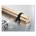 VELCRO ONE-WRAP Pre-Cut Standard Ties, 0.75" x 12", Black