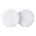 VELCRO Sticky-Back Fasteners, Removable Adhesive, 0.63" dia, White, 15/Pack
