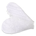 VELCRO Sticky-Back Fasteners, Removable Adhesive, 0.63" dia, White, 15/Pack