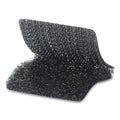 VELCRO Sticky-Back Fasteners, Removable Adhesive, 0.88" x 0.88", Black, 12/Pack