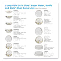 Dixie Pathways Soak Proof Shield Heavyweight Paper Plates, WiseSize, 8.5" dia, Green/Burgundy, 500/Carton