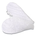 VELCRO Sticky-Back Fasteners, Removable Adhesive, 0.75" dia, White, 200/Box