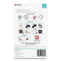 VELCRO HANGables Removable Wall Fasteners, 0.75" x 0.75", White, 16/Pack