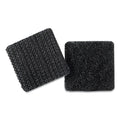 VELCRO Sticky-Back Fasteners, Removable Adhesive, 0.88" x 0.88", Black, 12/Pack