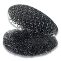 VELCRO Sticky-Back Fasteners, Removable Adhesive, 0.63" dia, Black, 15/Pack
