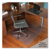 ES Robbins Floor+Mate, For Hard Floor to Medium Pile Carpet up to 0.75", 46 x 48, Clear