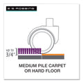 ES Robbins Floor+Mate, For Hard Floor to Medium Pile Carpet up to 0.75", 36 x 48, Clear