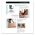 ES Robbins Floor+Mate, For Hard Floor to Medium Pile Carpet up to 0.75", 36 x 48, Clear