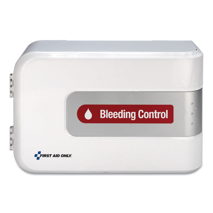 First Aid Only Bleeding Control Cabinet - Texas Mandate, 10.75 x 16.13 x 5.75