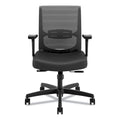 HON Convergence Mid-Back Task Chair, Synchro-Tilt and Seat Glide, Supports Up to 275 lb, Black
