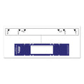 Tabbies File Pocket Handles, 9.63 x 2, Dark Blue/White, 4/Sheet, 12 Sheets/Pack