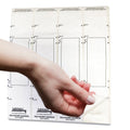 Tabbies File Pocket Handles, 9.63 x 2, White, 4/Sheet, 12 Sheets/Pack