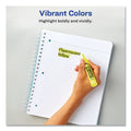 Avery HI-LITER Desk-Style Highlighters, Fluorescent Pink Ink, Chisel Tip, Pink/Black Barrel, Dozen