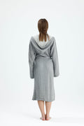 Muslin Gray Bathrobe by NoaPure.com