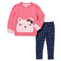 Kids Headquarters Little Sweater and Printed Leggings Set, Size 5T by Vanessa Jane
