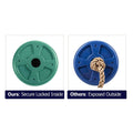 6.5 Ft. Climbing Rope Swing Disc Swing Seat for Kids by DailySale