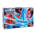 65 Piece Set: Hyper Tube Lightning Fast Tube Racing Playset by DailySale