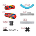 65 Piece Set: Hyper Tube Lightning Fast Tube Racing Playset by DailySale