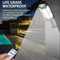 6500K Bright LED Solar Wall Light 3 Lighting Mode Light by DailySale