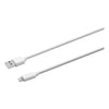 Innovera USB Lightning Cable, 10 ft, White