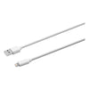 Innovera USB Lightning Cable, 6 ft, White