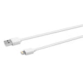 Innovera USB Lightning Cable, 3 ft, White