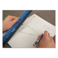 Victor Easy Read Stainless Steel Ruler, Standard/Metric, 12".5 Long, Blue
