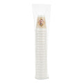 Dart Cafe G Hot/Cold Cups, Foam, 12 oz, White with Brown/Red/White, 20/Bag, 50 Bags/Carton