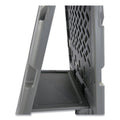 Iceberg Ingenuity Presentation Flipchart Easel with Dry Erase Surface, Resin Surface Frame, 33 x 28 x 73, Charcoal