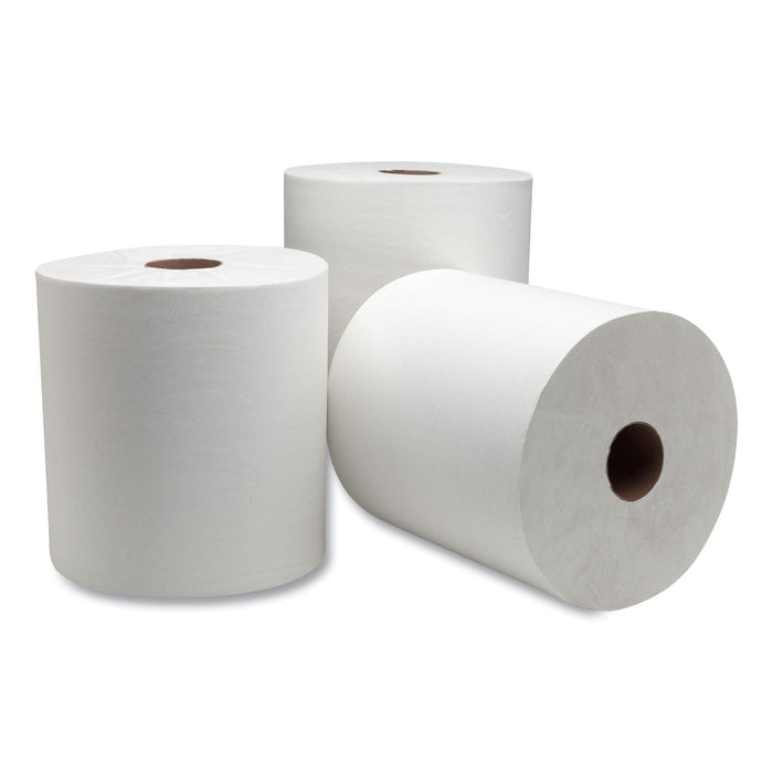 Tork Advanced Hardwound Roll Towel, 7.88" x 1,000 ft, White, 6 Rolls/Carton