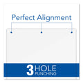 Swingline 28-Sheet Commercial Electric Three-Hole Punch, 9/32" Holes, Black/Silver