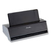 Swingline 28-Sheet Commercial Electric Three-Hole Punch, 9/32" Holes, Black/Silver