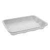 Pactiv Evergreen Meat Tray, #4 Deep, 9.5 x 7 x 1.25, White, Foam, 500/Carton