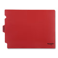Pendaflex Colored Poly Out Guides with Center Tab, 1/3-Cut End Tab, Out, 8.5 x 11, Red, 50/Box