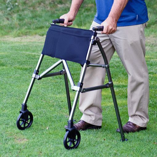 Stander EZ Fold-N-Go Rollator - Cobalt Blue by Pasteur Pharmacy
