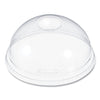 Dart Ultra Clear Dome Cold Cup Lids, Fits 16 oz to 24 oz Cups, PET, Clear, 100/Pack