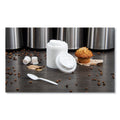 Dart Optima Reclosable Lid, Fits 12 oz to 24 oz Foam Cups, White, 100/Pack