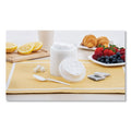Dart Optima Reclosable Lid, Fits 12 oz to 24 oz Foam Cups, White, 100/Pack