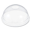 Dart Ultra Clear Dome Cold Cup Lids, Fits 16 oz to 24 oz Cups, PET, Clear, 1,000/Carton