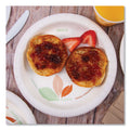 Dart Bare Paper Eco-Forward Dinnerware, Plate, 8.5" dia, Green/Tan, 125/Pack, 2 Packs/Carton