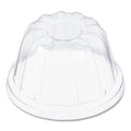 Dart D-T Sundae/Cold Cup Lids, Fits 6, 8, 12 oz Foam Cups, Clear, 50/Pack, 20 Packs/Carton