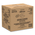 Dart Foam Hinged Lid Containers, 3-Compartment, 8.38 x 7.78 x 3.25, 200/Carton