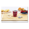 Dart Solo Paper Hot Drink Cups in Bistro Design, 10 oz, Maroon, 50/Pack