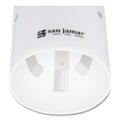 San Jamar Small Pull-Type Water Cup Dispenser, For 5 oz Cups, White