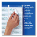 Avery Easy Peel White Address Labels w/ Sure Feed Technology, Inkjet Printers, 1.33 x 4, White, 14/Sheet, 25 Sheets/Pack