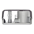 San Jamar VersaTwin Tissue Dispenser, Classic, 8 x 5.75 x 12.75, Transparent Black Pearl