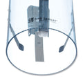 San Jamar Large Pull-Type Water Cup Dispenser, For 12 oz Cups, Translucent Blue